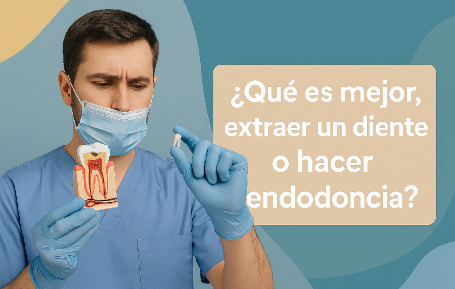¿Qué es mejor, extraer un diente o hacer endodoncia